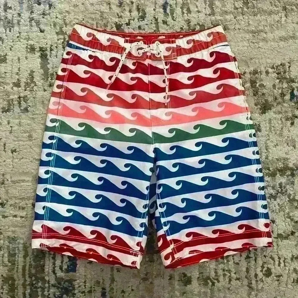 GAP  Rainbow Waves Swim Trucks size L